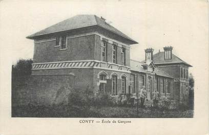 CPA FRANCE 80 " Conty, Ecole des garçons".