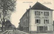 38 Isere CPA FRANCE 38 "Les Avenières, Hôtel Vacher et la grande rue".