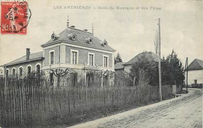 CPA FRANCE 38 "Les Avenières, Salle de Musique et des fêtes".