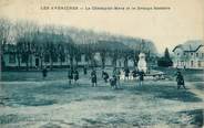 38 Isere CPSM FRANCE 38 "Les Avenières, Le Champ de Mars et le groupe scolaire".