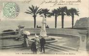 Europe CPA  MONACO "Monte Carlo, les Terrasses et monument de Berlioz"