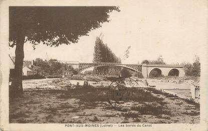 CPA FRANCE 45 "Pont aux Moines, Les bords du canal".
