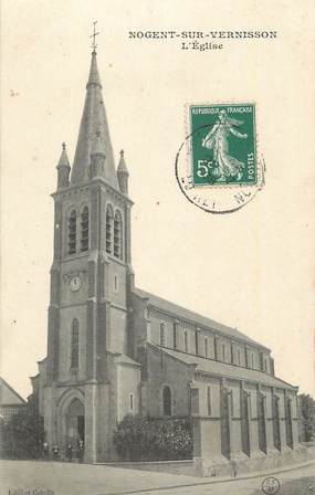 CPA FRANCE 45 "Nogent sur Vernisson, L'église".