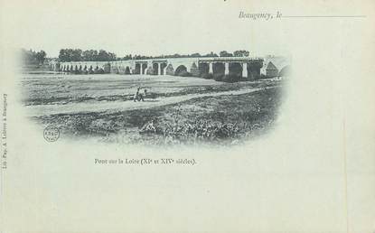 CPA FRANCE 45 "Baugency, Pont sur la Loire".