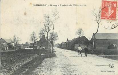 CPA FRANCE 45 "Nancray, Bourg, arrivée de Villleneuve".