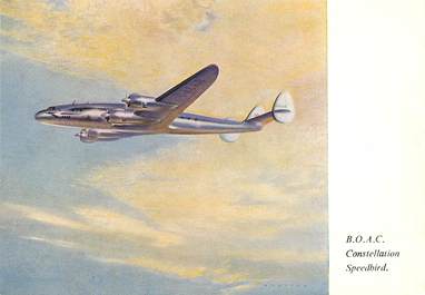 CPSM AVIATION "BOAC Constellation Speedbird"