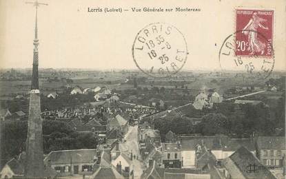 CPA FRANCE 45 "Lorris, Vue générale sur Montereau".