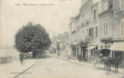 CPA FRANCE 45 "Gien, Le quai Lenoir".