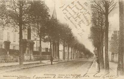 CPA FRANCE 45 "Pithiviers, Avenue de la République".