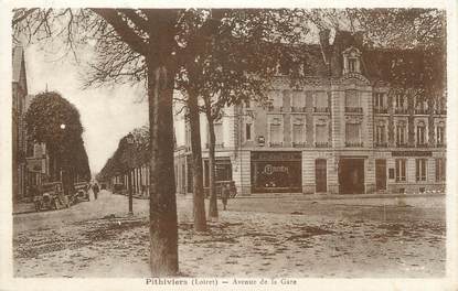CPA FRANCE 45 "Pithiviers, Avenue de la Gare".