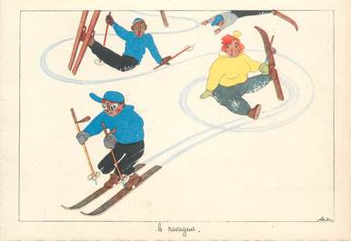 CPA ILLUSTRATEUR SAMIVEL "Le Ravageur" / SKI