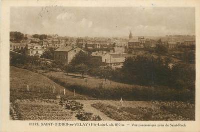 CPA FRANCE 43 "St Didier en Velay, Vue panoramique prise de St Roch".