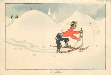 CPA ILLUSTRATEUR SAMIVEL "le débutant" / SKI