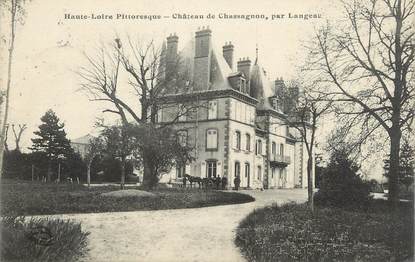 CPA FRANCE 43 "Langeac, Château de Chassagnon".