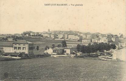 CPA FRANCE 43 "St Just Malmont, Vue générale ".