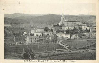 CPA FRANCE 43 "St Pal en Chalençon, Paysage".