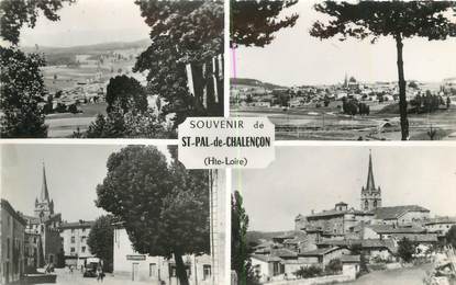 CPSM FRANCE 43 "St Pal en Chalençon, Vues".