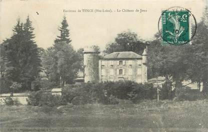 CPA FRANCE 43 "Tence, Le château de Joux".