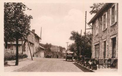 CPA FRANCE 43 "Le Chambon sur Lignon, Pension Les Acacias et la gare".