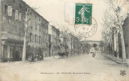 CPA FRANCE 43 "Brioude, Boulevard Desaix".
