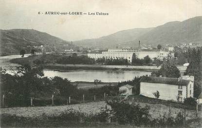 CPA FRANCE 43 "Aurec sur Loire, Les usines".