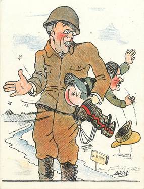 CPA GUERRE 1939/1942  / Caricature / HITLER