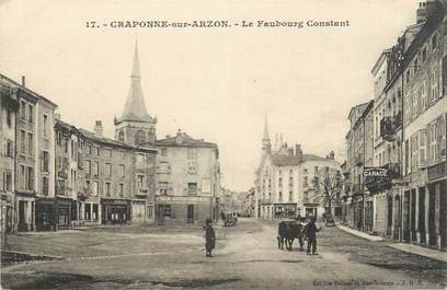CPA FRANCE 43 "Craponne sur Arzon, Le faubourg Constant".