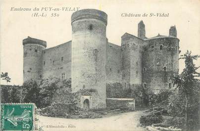 CPA FRANCE 43 "Environs du Puy en Velay, Le château de St Vidal".