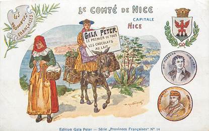 CPA FRANCE 06 "Nice, le Comté de Nice" / ÂNE 