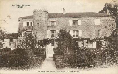 CPA FRANCE 43 "Grazal, Le château de La Planche".