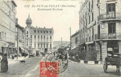 CPA FRANCE 43 "Le Puy en Velay, Boulevard St Jean".