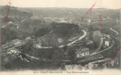 CPA FRANCE 43 "Pont Salamon, Vue panoramique".
