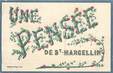CPA FRANCE 38 "Une pensée de Saint Marcellin"