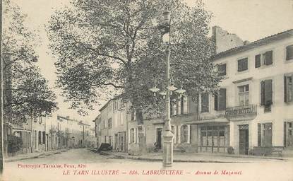 CPA FRANCE 81 "Labruguière, avenue de Mazamet"