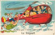 76 Seine Maritime CPA FRANCE 76 "Le Tréport" / CARTE A SYSTEME