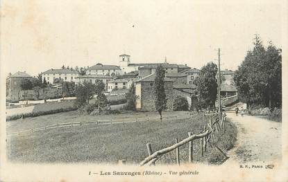 CPA FRANCE 69 "Les Sauvages, Vue générale".