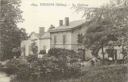 CPA FRANCE 69 "Thurins, Le château".
