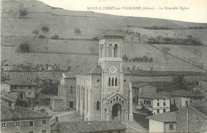 CPA FRANCE 69 "St Clément sur Valsonne, La nouvelle église".