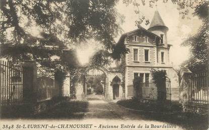 CPA FRANCE 69 "St Laurent de Chamousset, Ancienne entrée de la Bourdelière".