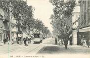 06 Alpe Maritime CPA FRANCE 06 "Nice, Avenue de la Gare" / TRAMWAY