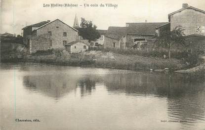 CPA FRANCE 69 "Les Halles, Un coin du village".