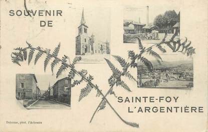 CPA FRANCE 69 "Ste Foy l'Argentière, Vues".