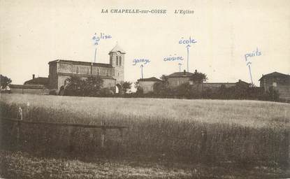 CPA FRANCE 69 "La Chapelle sur Coise, L'église".