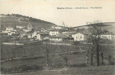 CPA FRANCE 69 "Duerne, Vue générale".