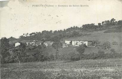 CPA FRANCE 69 "Pomeys, Hameau de St Martin".