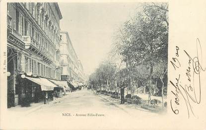 CPA FRANCE 06 "Nice, avenue Félix Faure"