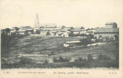 CPA FRANCE 69 "St Martin en Haut, Le bourg".