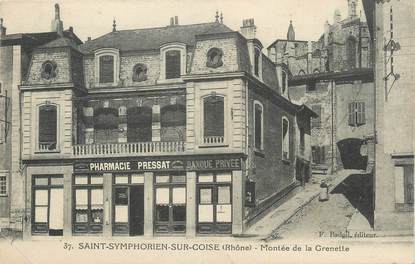 CPA FRANCE 69 "St Symphorien sur Coise, Montée de la Grenette".