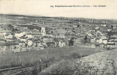CPA FRANCE 69 " Pontcharra sur Turdine, Vue générale".