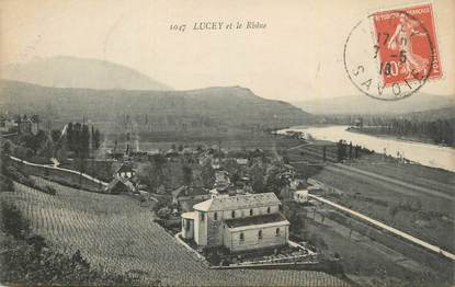 CPA FRANCE 73 " Lucey, Le Rhône".